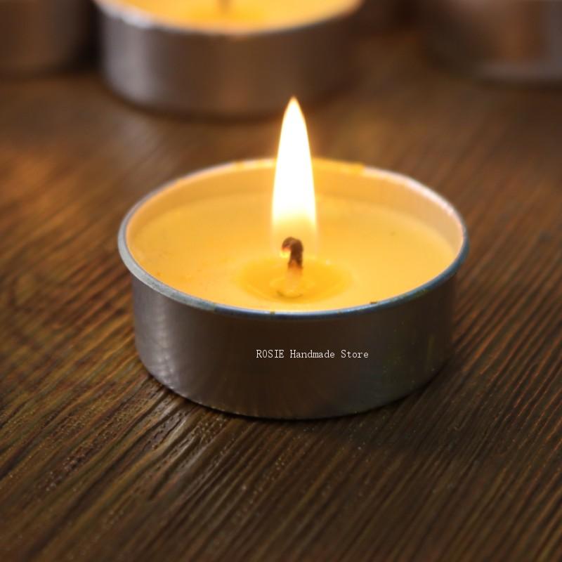 Candle Making Tips - AfricTea-Boîte Circulaire en Aluminium avec Mèche